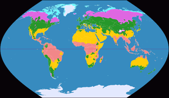 Wagner III climatic map