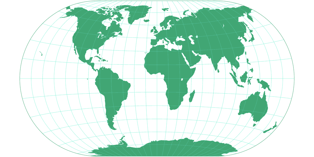 Winkel-Denner IV (40°) Silhouette Map