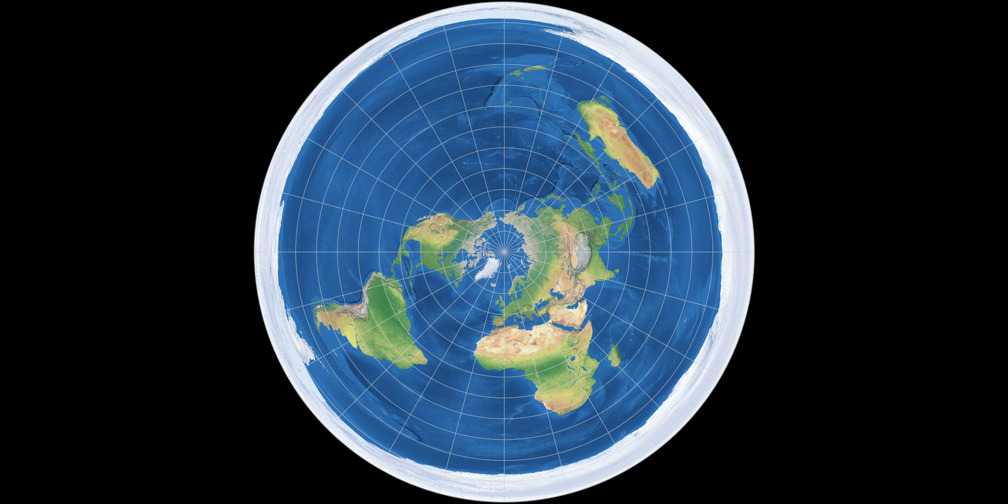 Azimuthal Equidistant Projection (polar aspect)